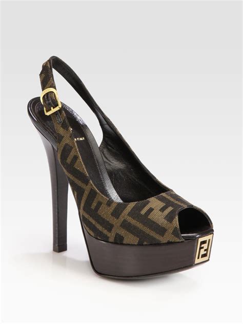 saks fendi pumps|Fendi shoes for sale.